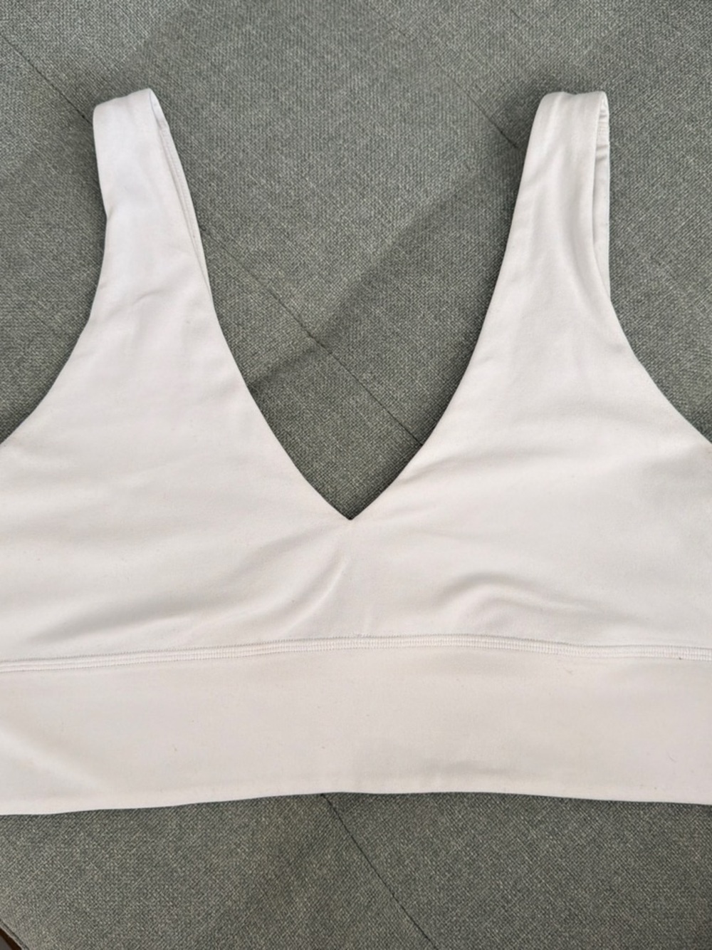 Lululemon White Sports Bra